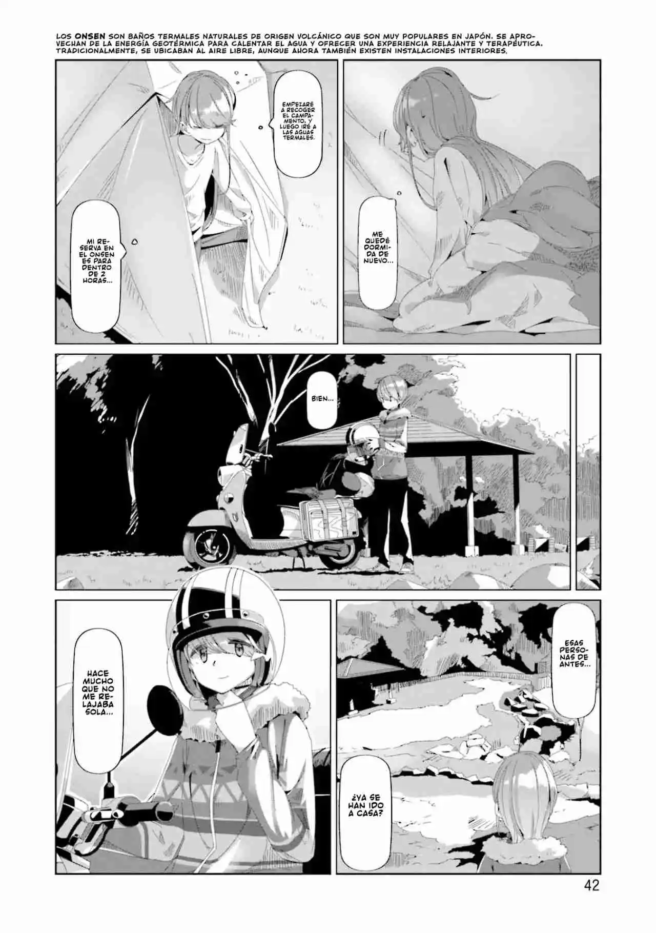 Yurucamp capítulo 71, página 17