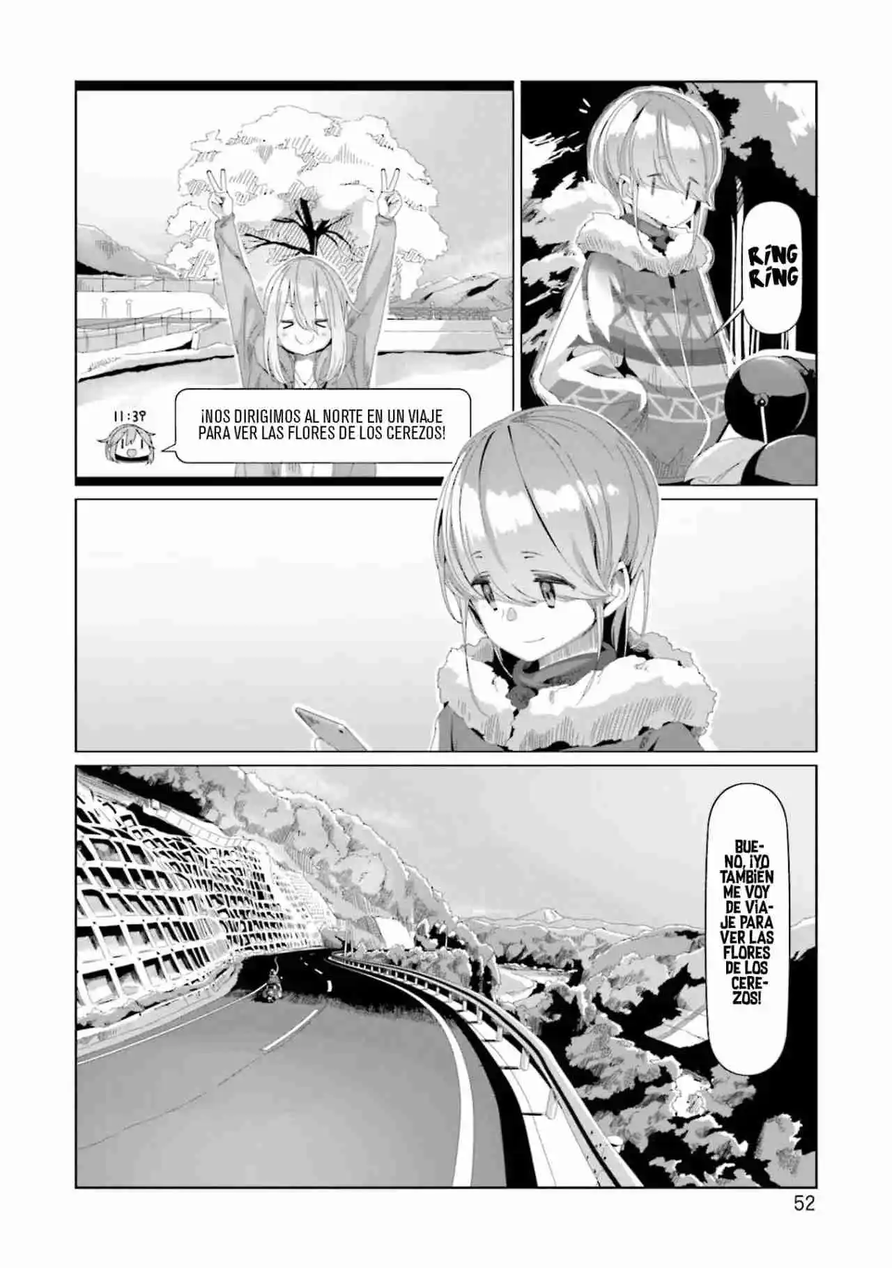 Yurucamp capítulo 71, página 27