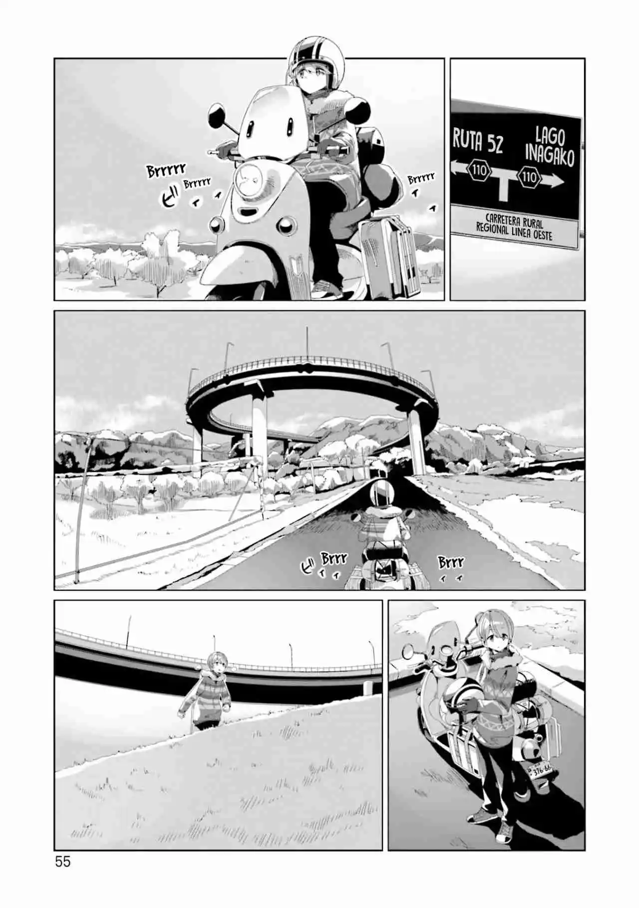 Yurucamp capítulo 72, página 4