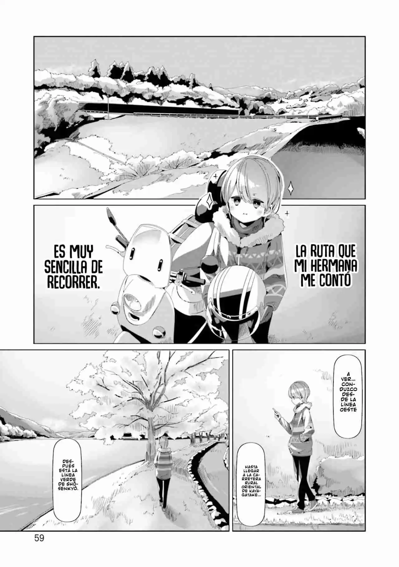 Yurucamp capítulo 72, página 8