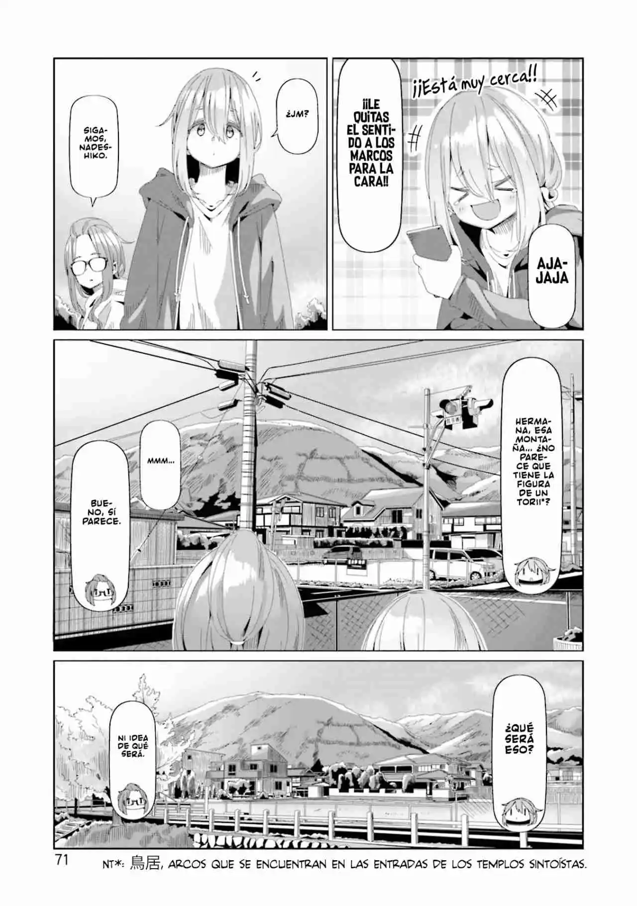Yurucamp capítulo 72, página 20