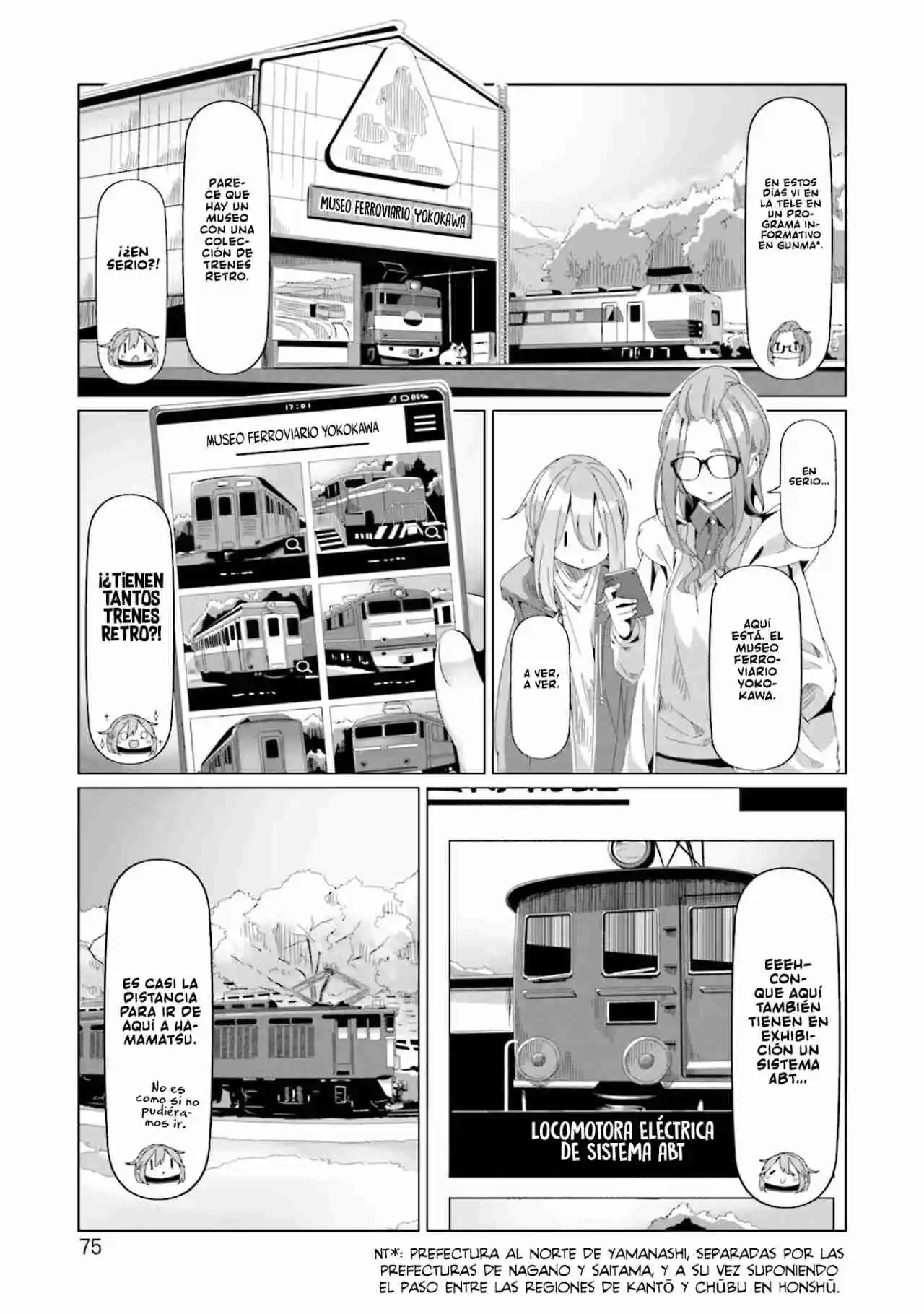 Yurucamp capítulo 72, página 24