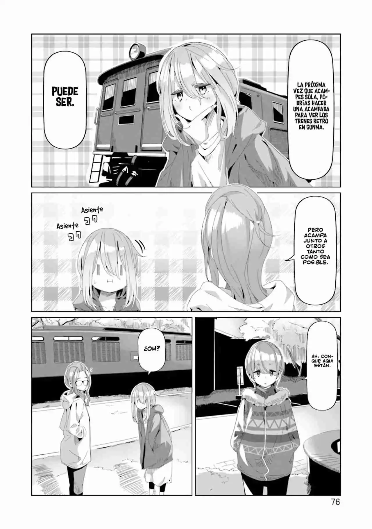 Yurucamp capítulo 72, página 25