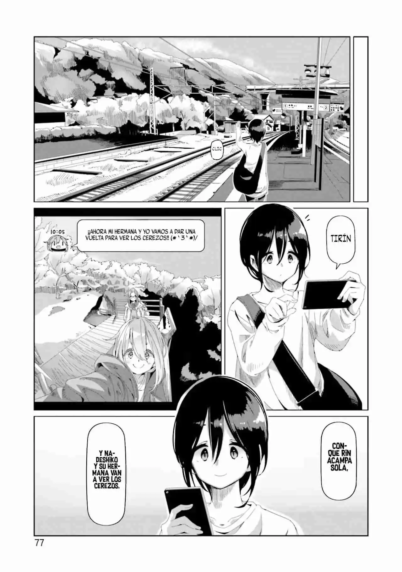 Yurucamp capítulo 72, página 26