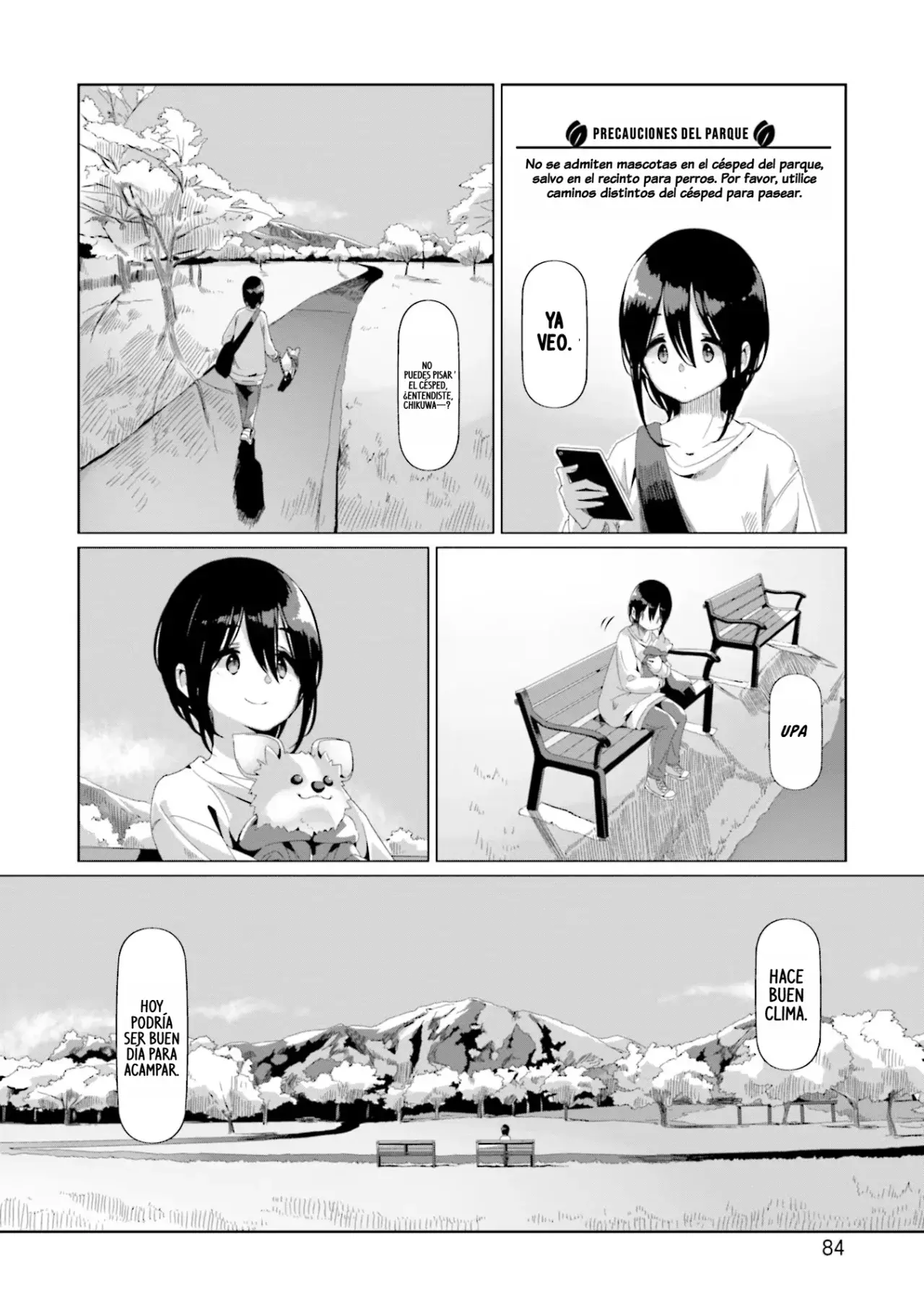 Yurucamp capítulo 73, página 7