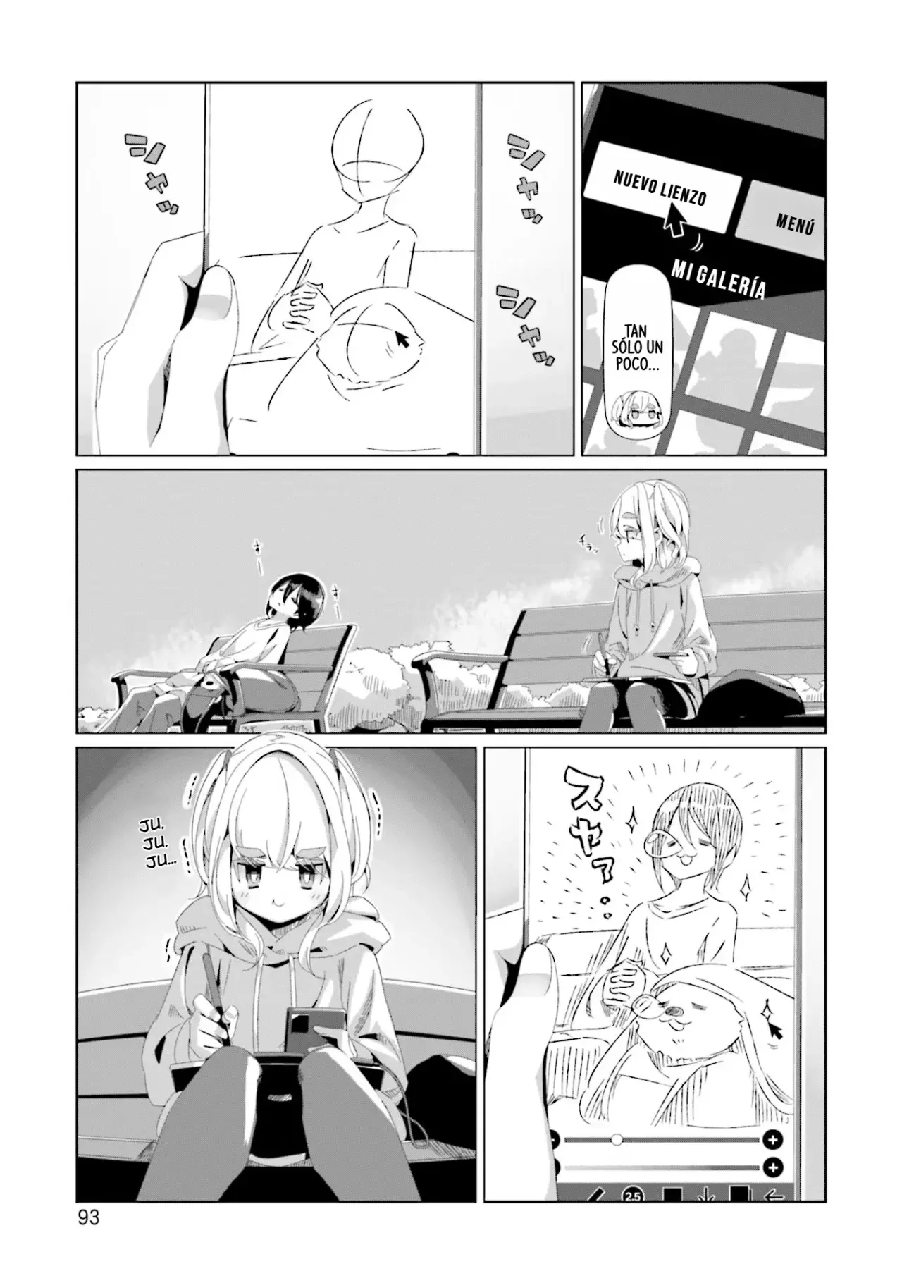 Yurucamp capítulo 73, página 16