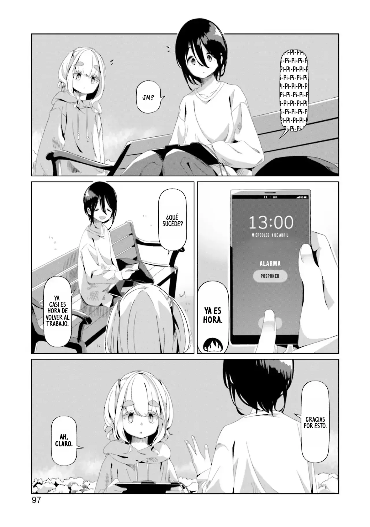 Yurucamp capítulo 73, página 20