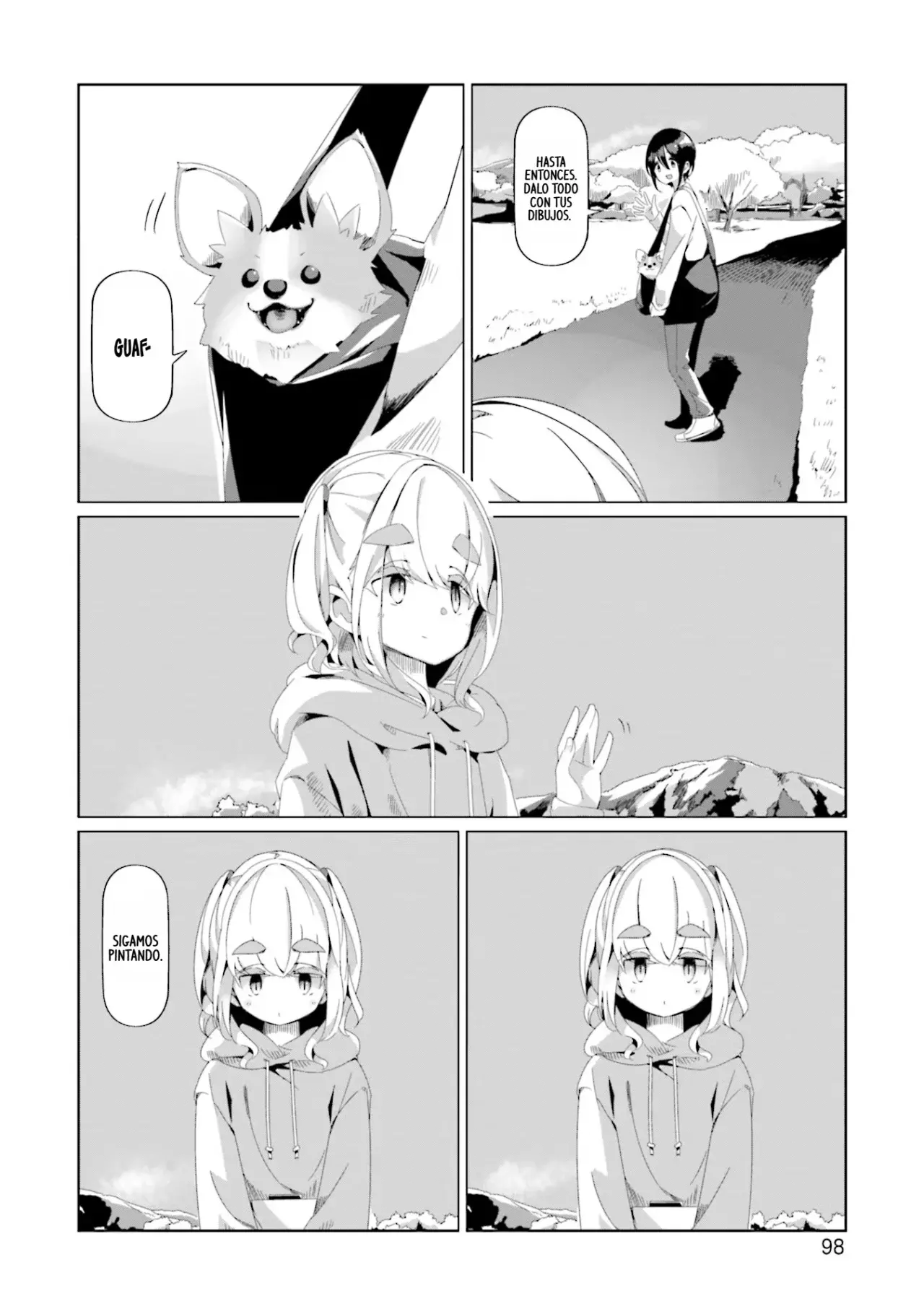 Yurucamp capítulo 73, página 21