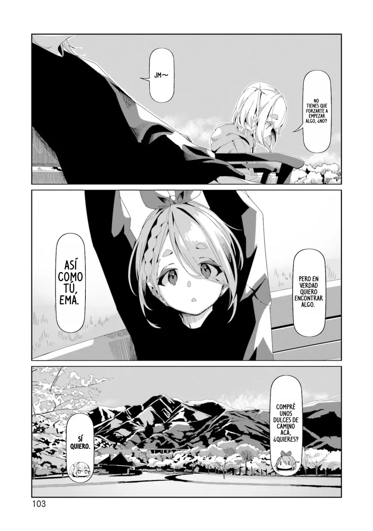 Yurucamp capítulo 73, página 26