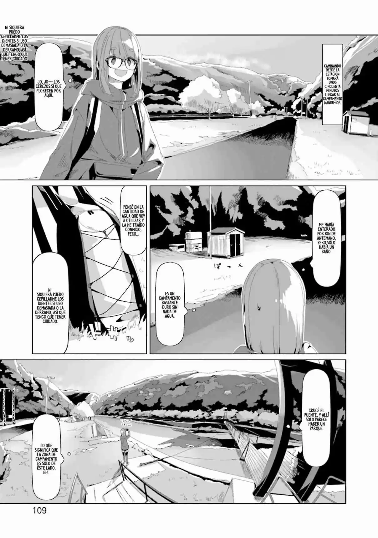 Yurucamp capítulo 74, página 5