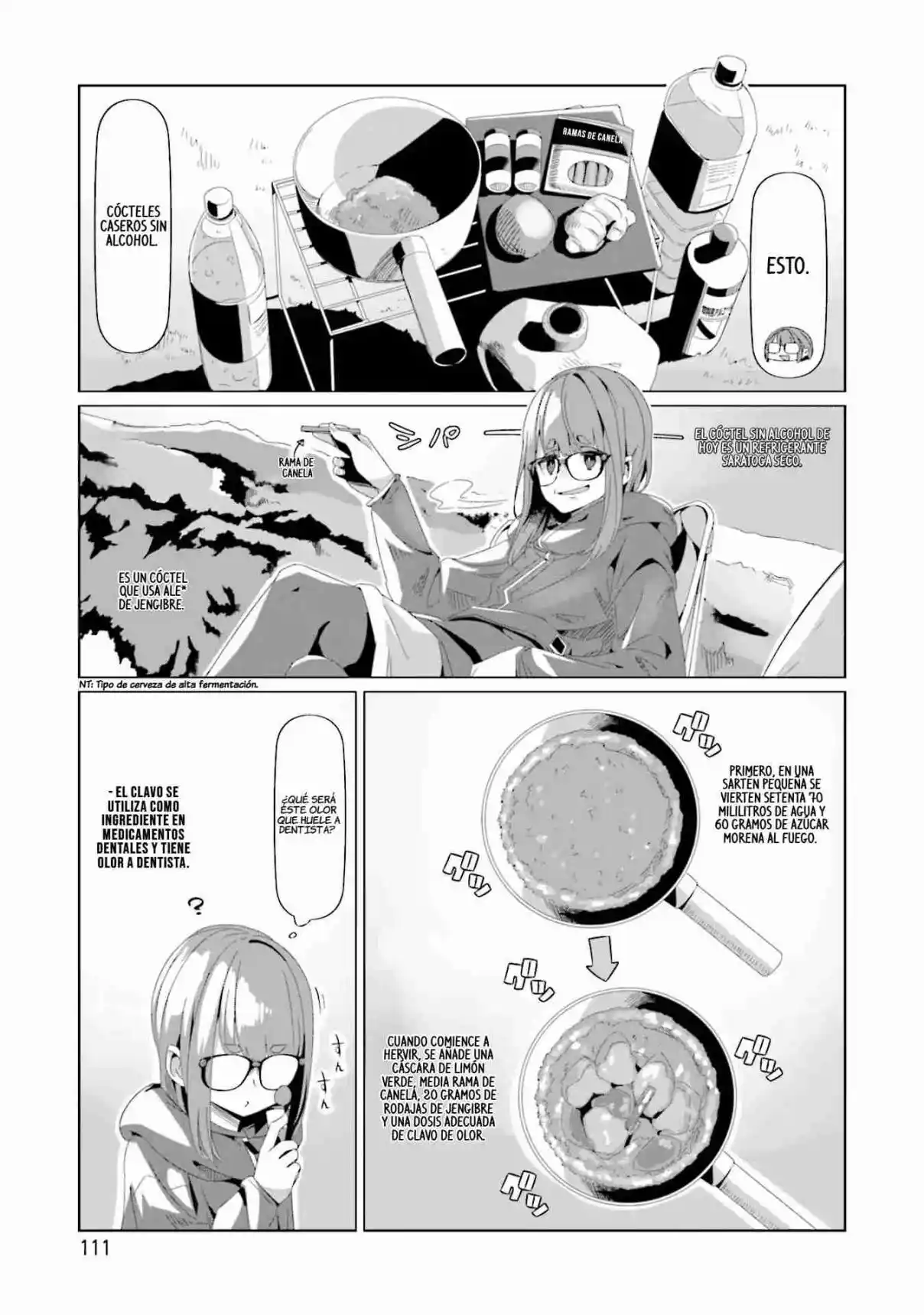 Yurucamp capítulo 74, página 7