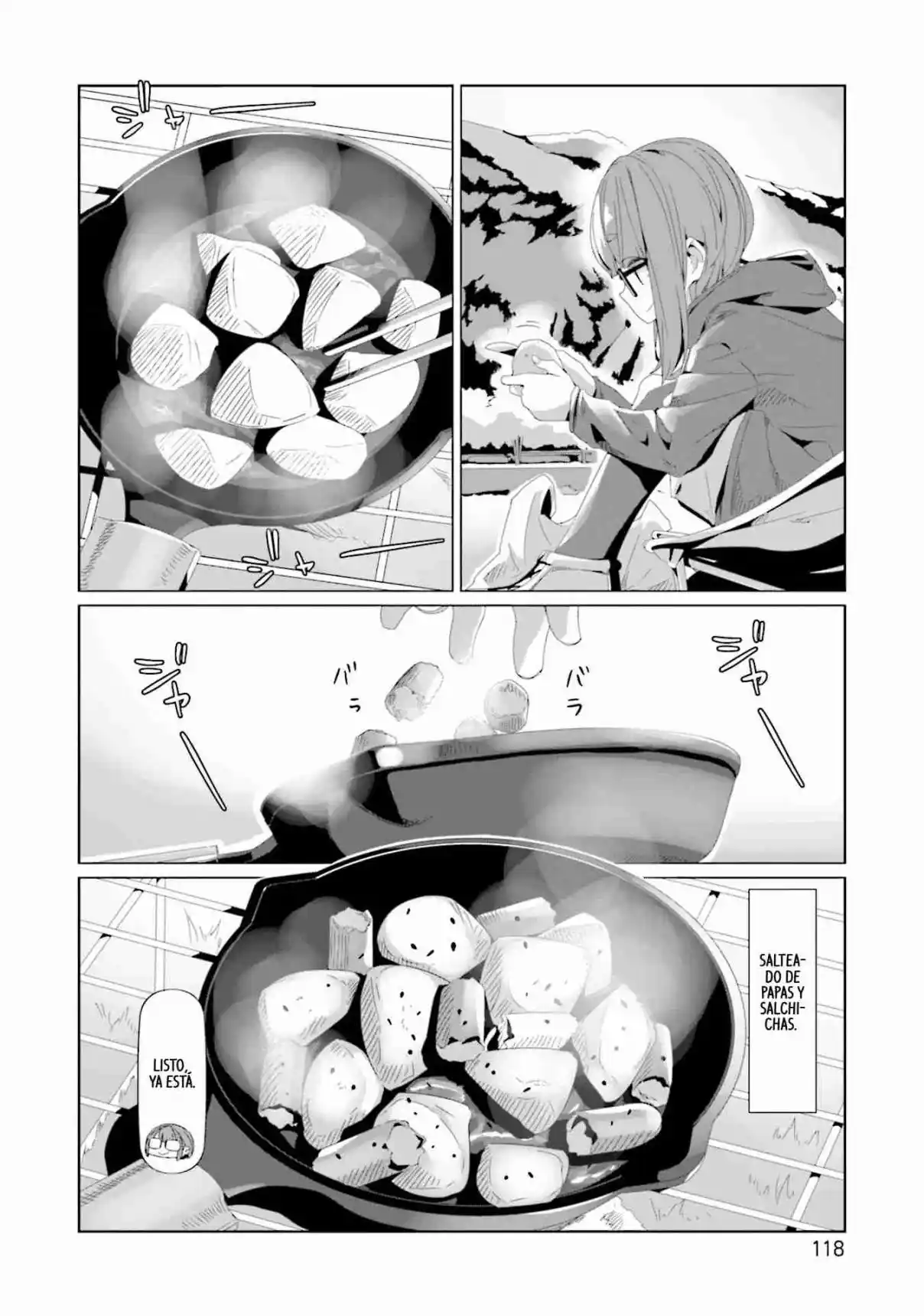 Yurucamp capítulo 74, página 14
