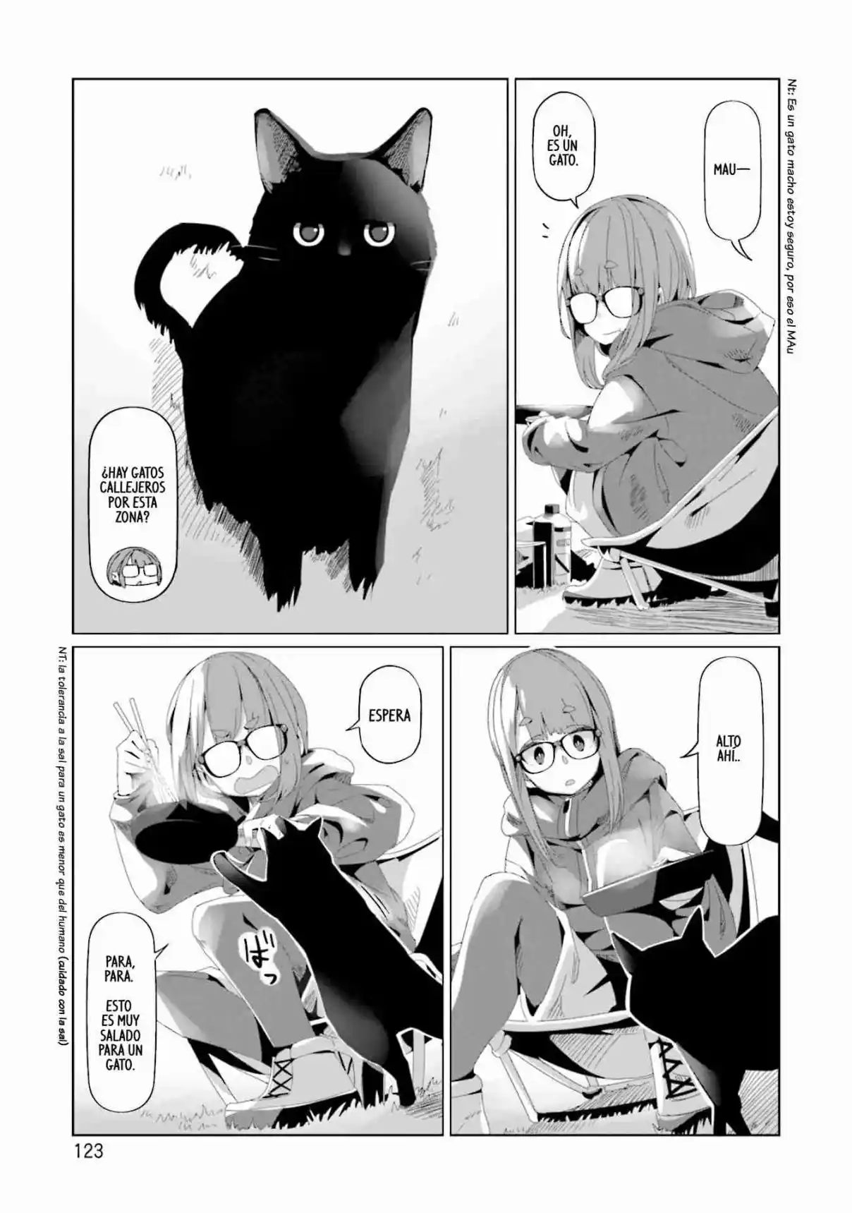 Yurucamp capítulo 74, página 19