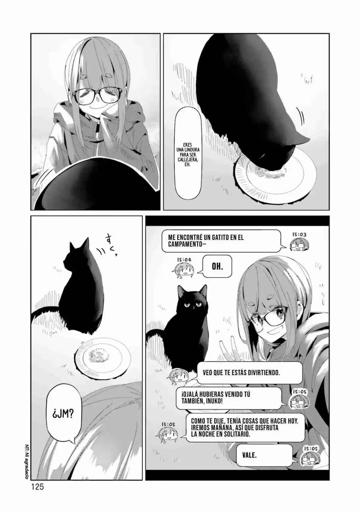 Yurucamp capítulo 74, página 21