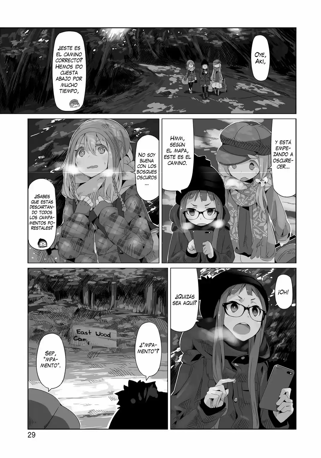 Yurucamp capítulo 8, página 2