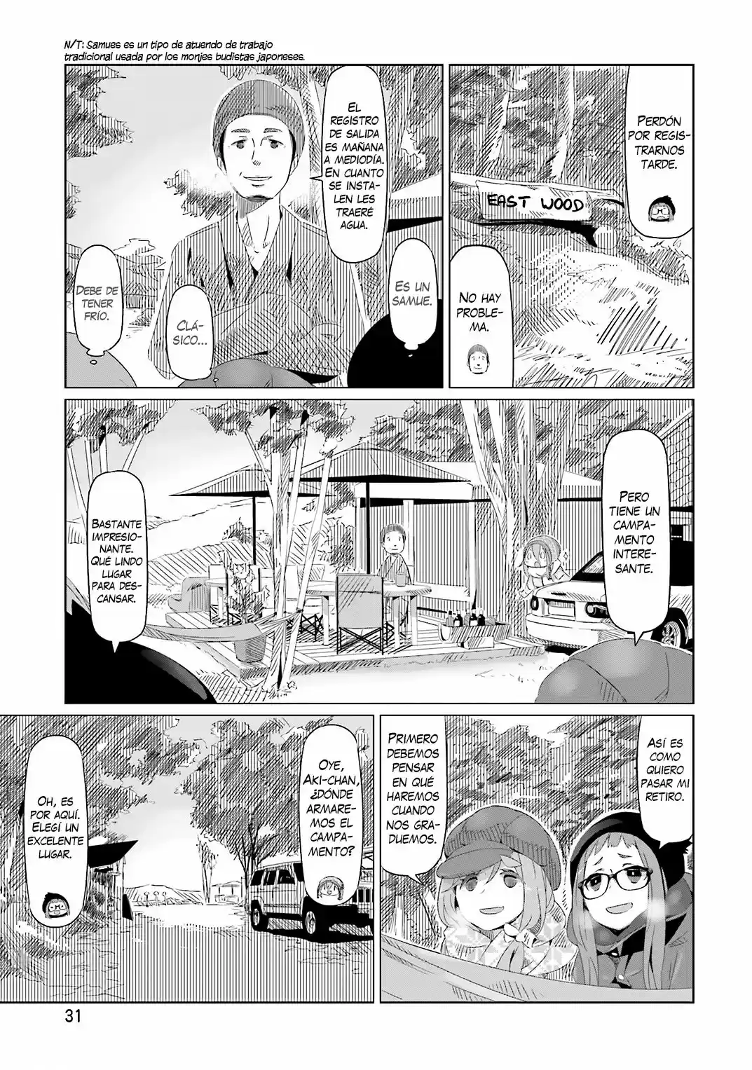 Yurucamp capítulo 8, página 4