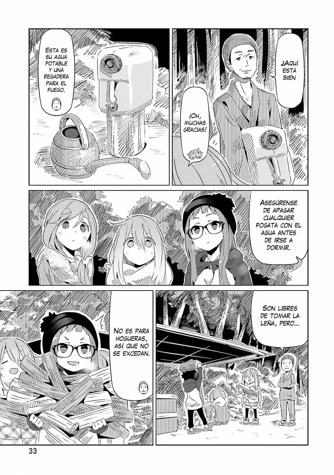 Yurucamp capítulo 8, página 6