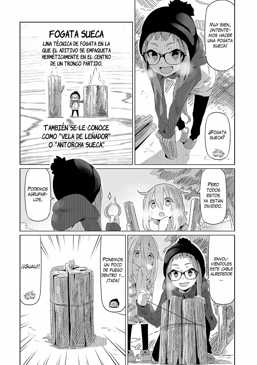 Yurucamp capítulo 8, página 7