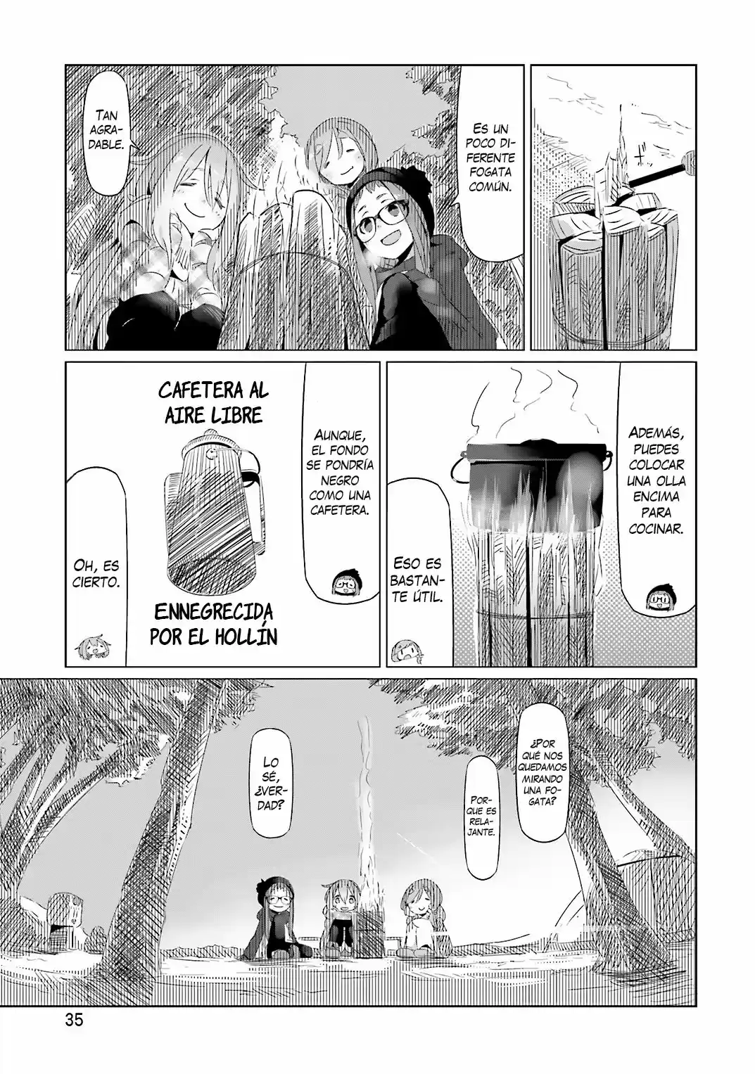Yurucamp capítulo 8, página 8