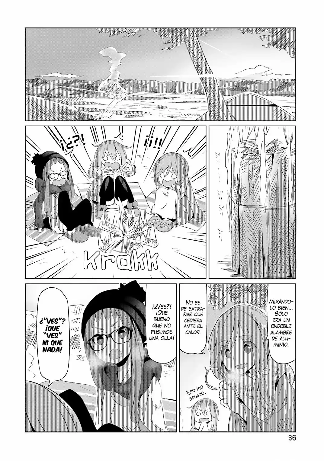 Yurucamp capítulo 8, página 9