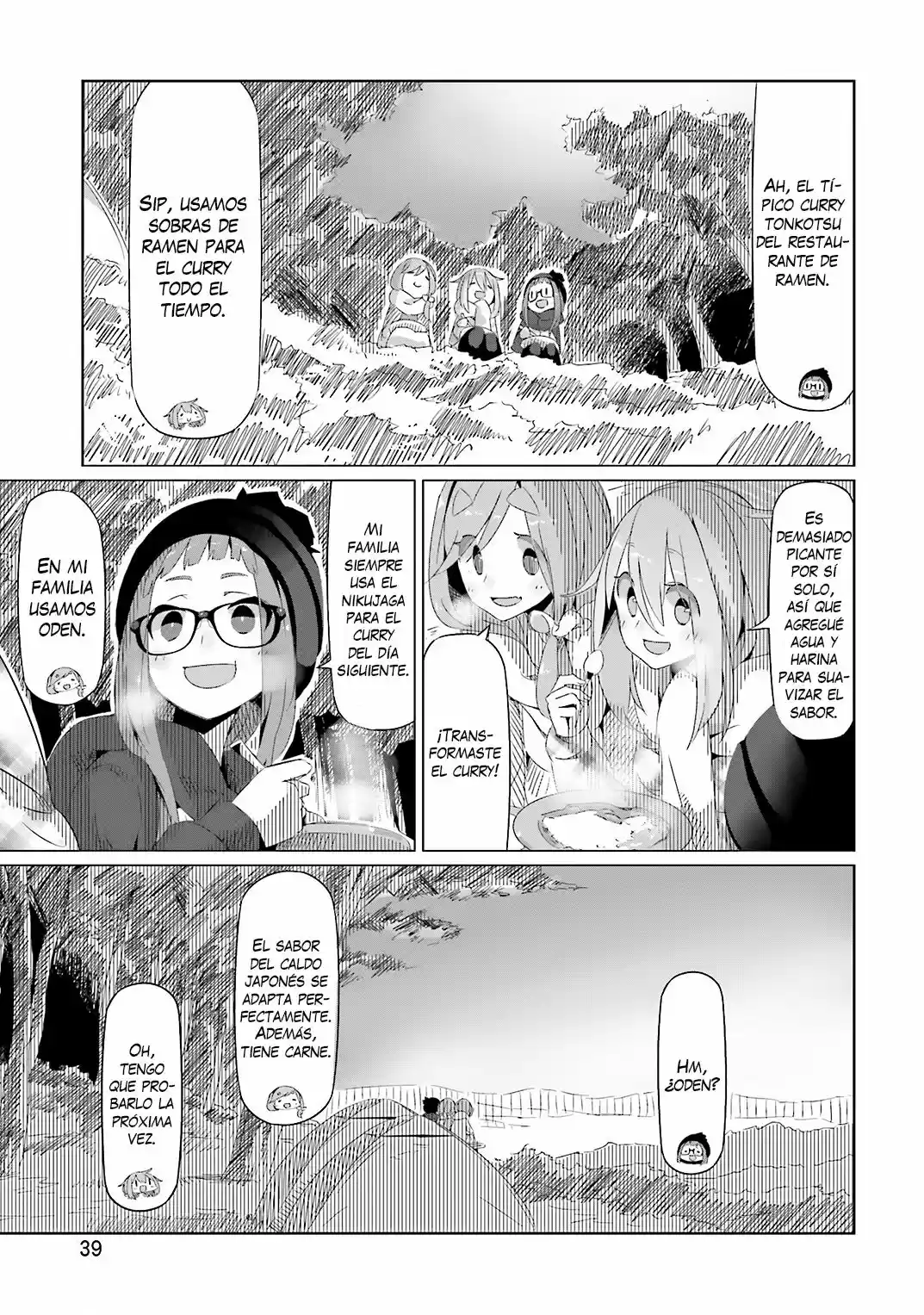 Yurucamp capítulo 8, página 12