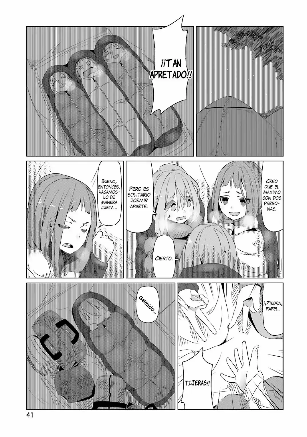 Yurucamp capítulo 8, página 14