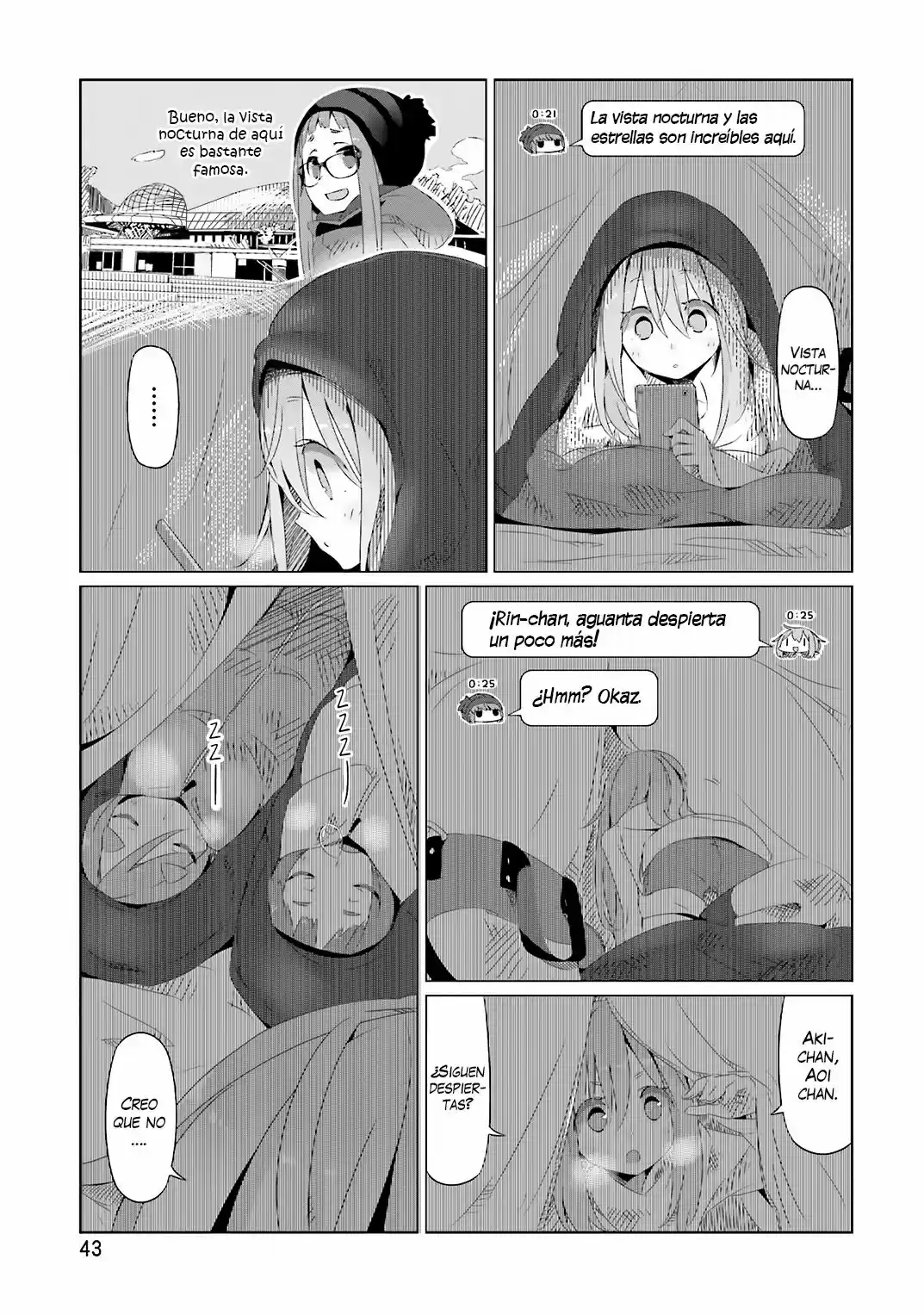Yurucamp capítulo 8, página 16