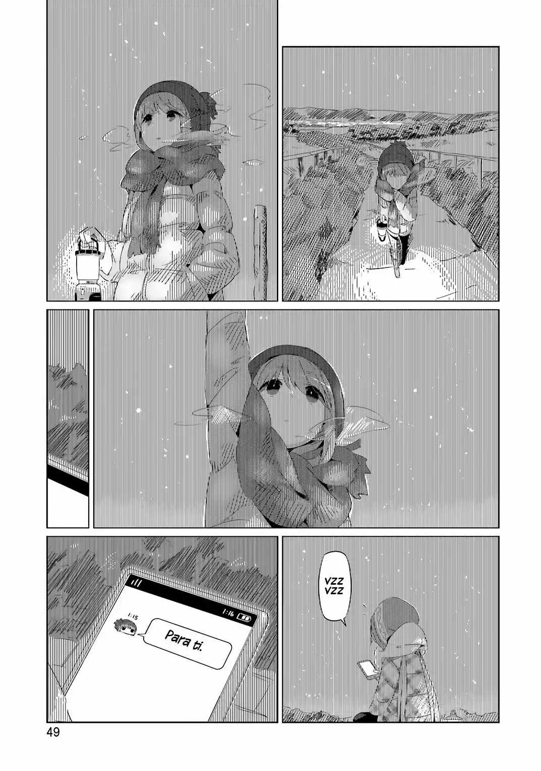 Yurucamp capítulo 8, página 21