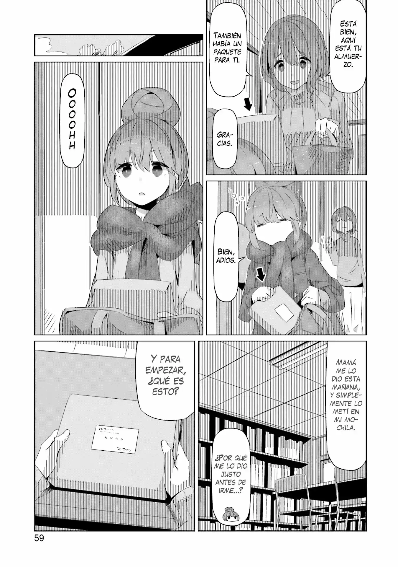 Yurucamp capítulo 9, página 8