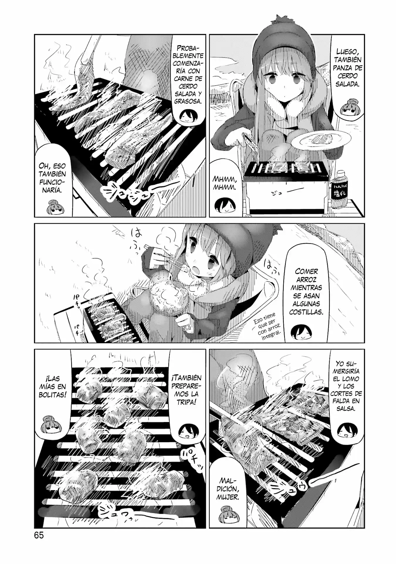 Yurucamp capítulo 9, página 14