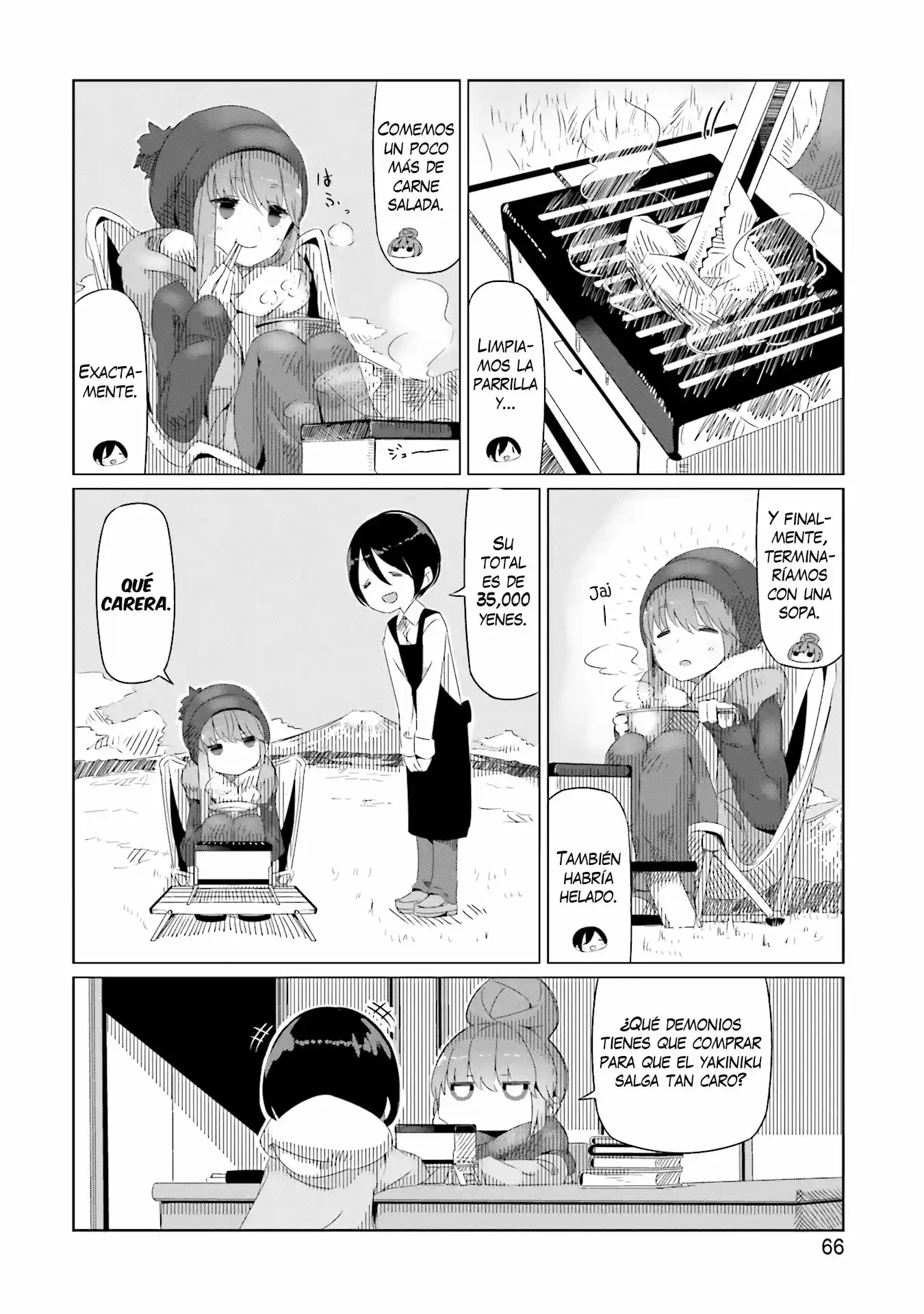 Yurucamp capítulo 9, página 15
