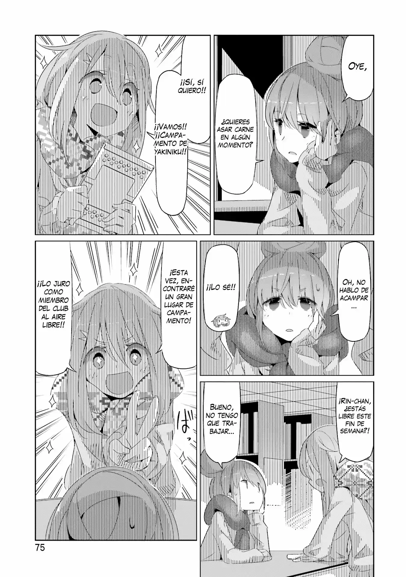 Yurucamp capítulo 9, página 24