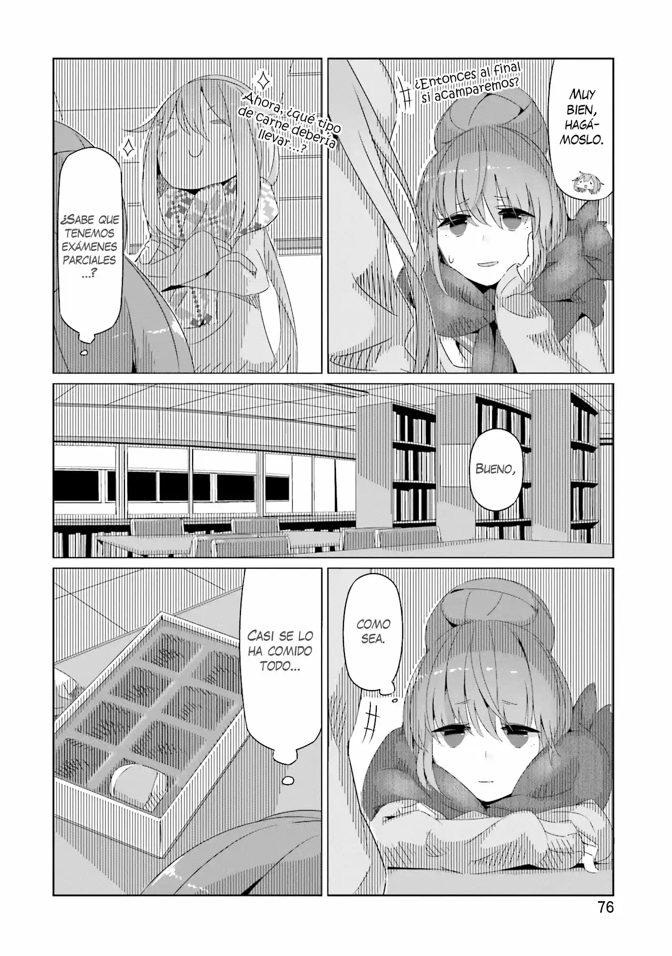 Yurucamp capítulo 9, página 25