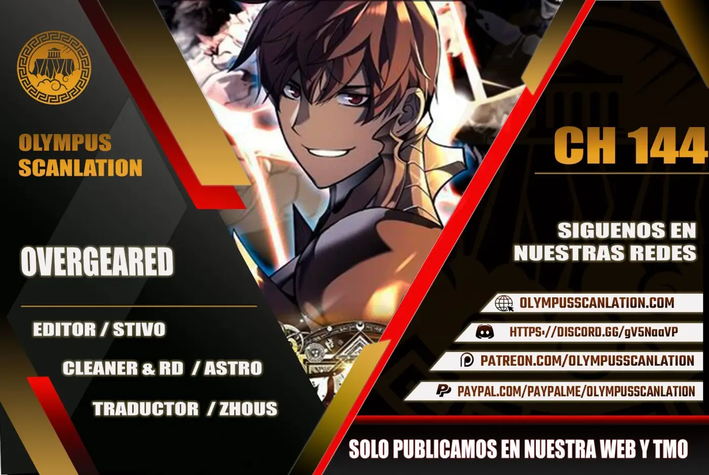 El Chetado (Overgeared) capítulo 144, página 1