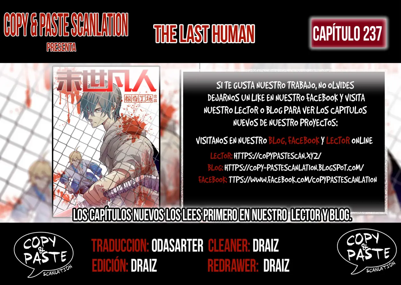 El ultimo humano capítulo 237, página 1