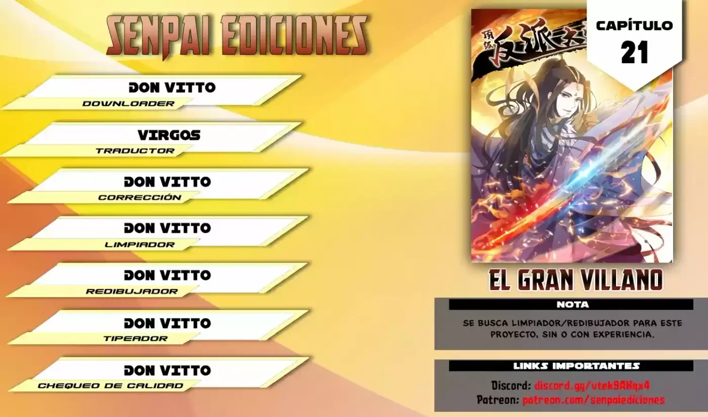 Gran Villano capítulo 21, página 1
