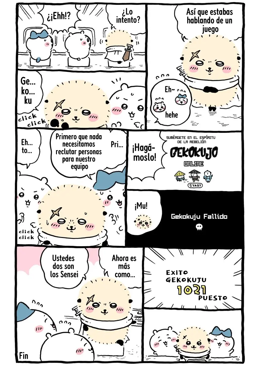 Chiikawa capítulo 545, página 1