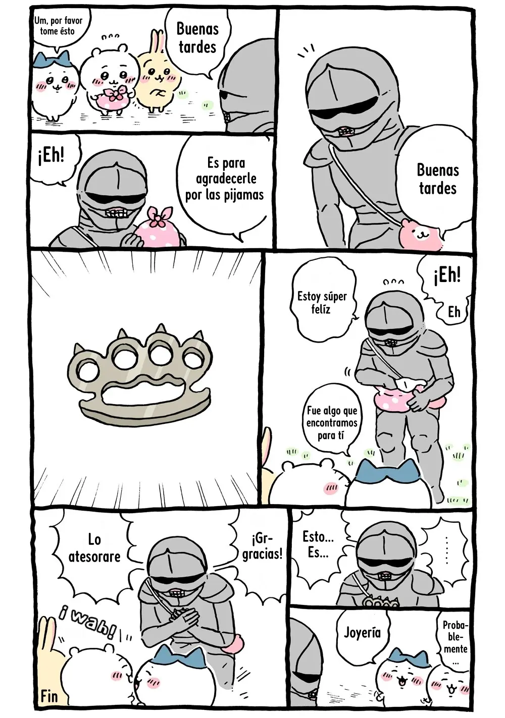 Chiikawa capítulo 121, página 1