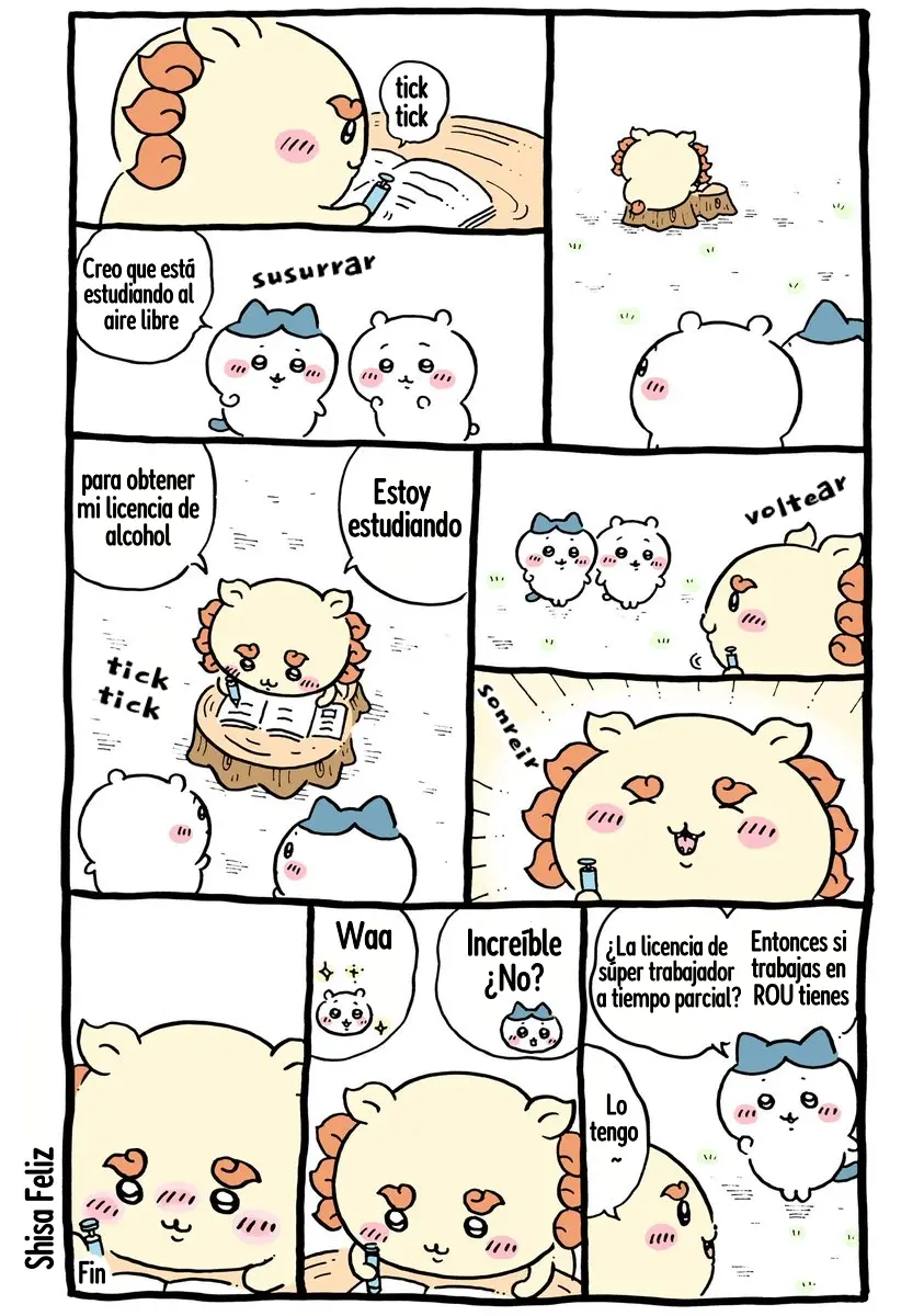 Chiikawa capítulo 491, página 1