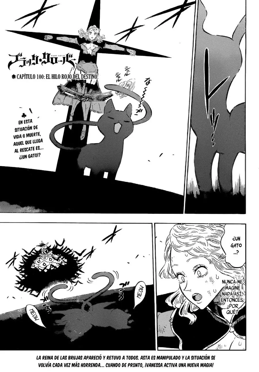 Black Clover capítulo 100, página 2