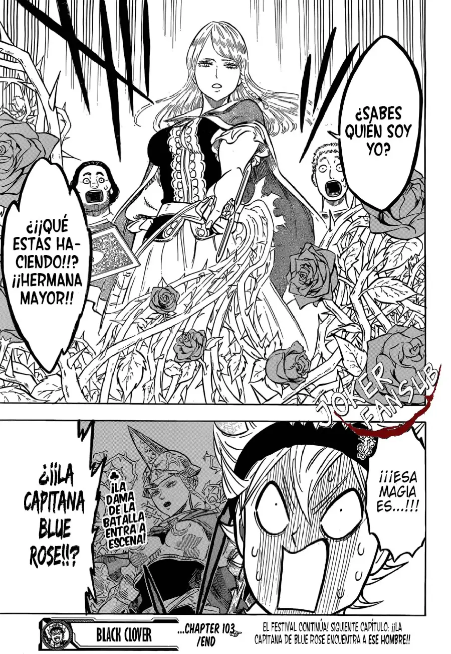 Black Clover capítulo 103, página 18