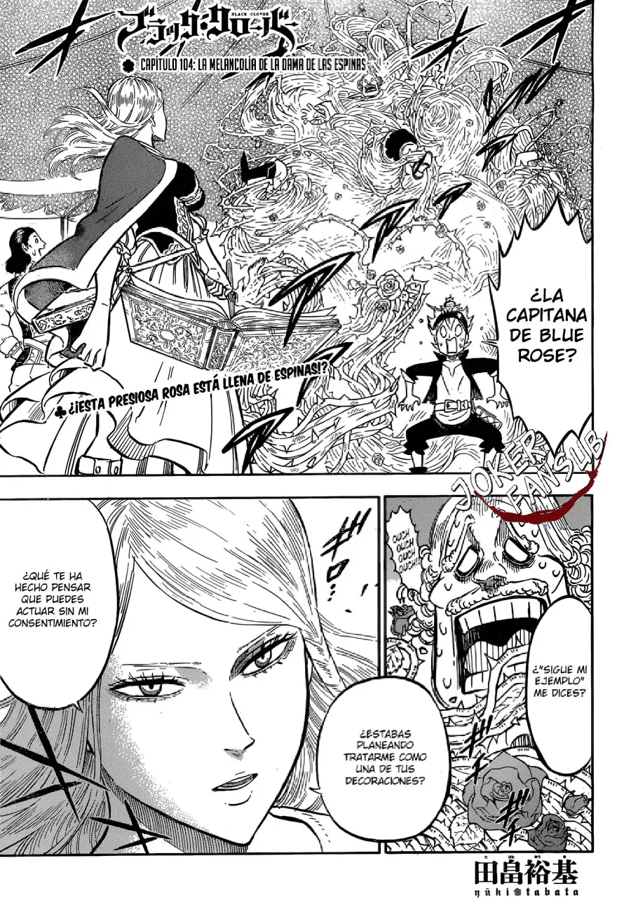 Black Clover capítulo 104, página 2