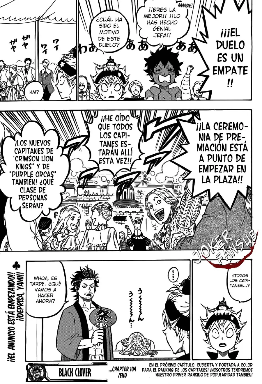 Black Clover capítulo 104, página 18