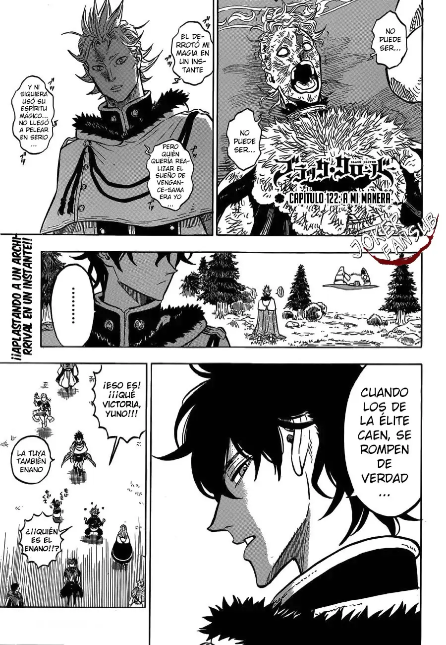 Black Clover capítulo 122, página 1