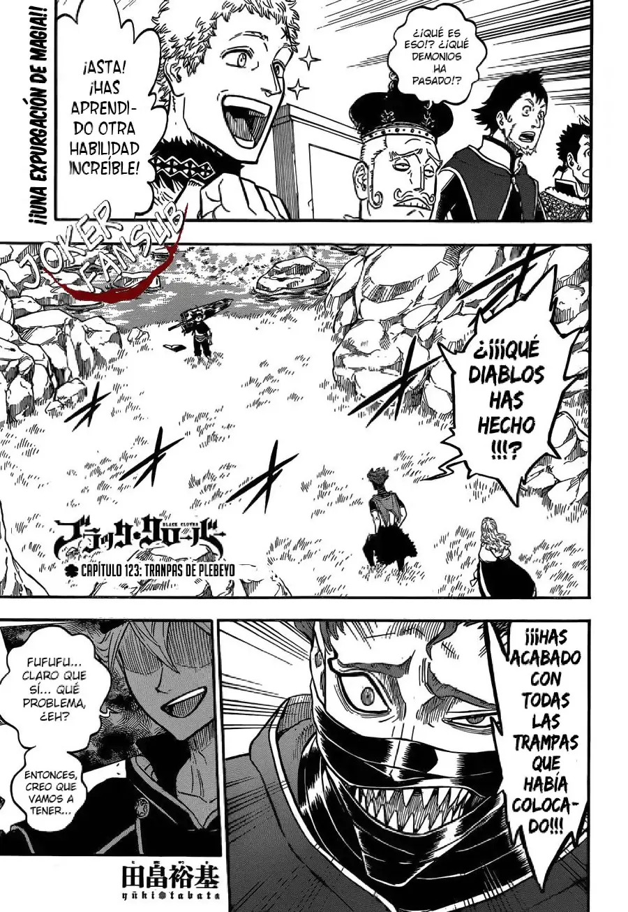 Black Clover capítulo 123, página 1