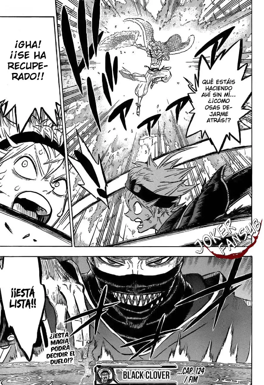 Black Clover capítulo 124, página 16