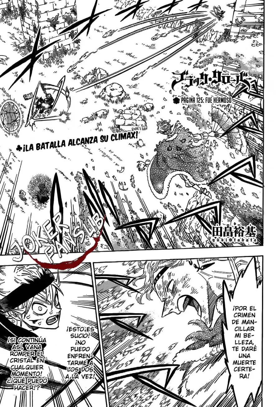 Black Clover capítulo 125, página 1