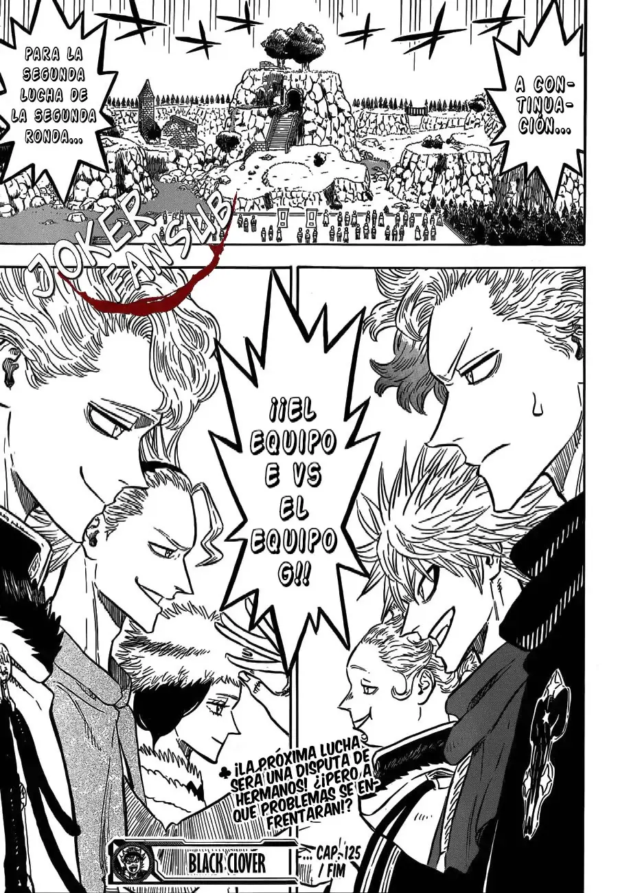 Black Clover capítulo 125, página 17
