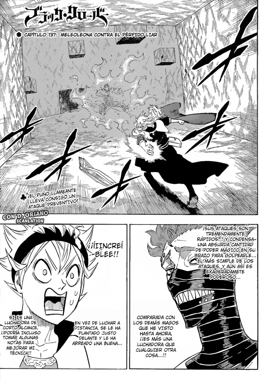Black Clover capítulo 137, página 1