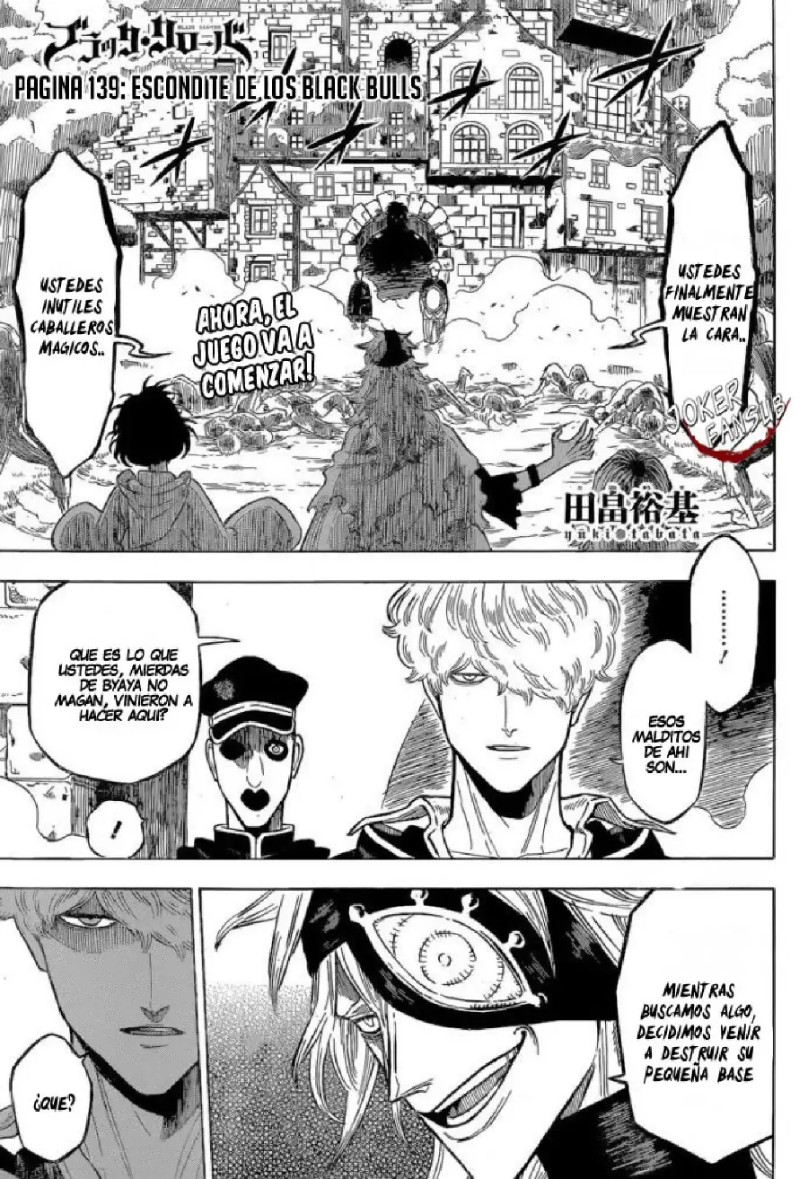 Black Clover capítulo 139, página 1